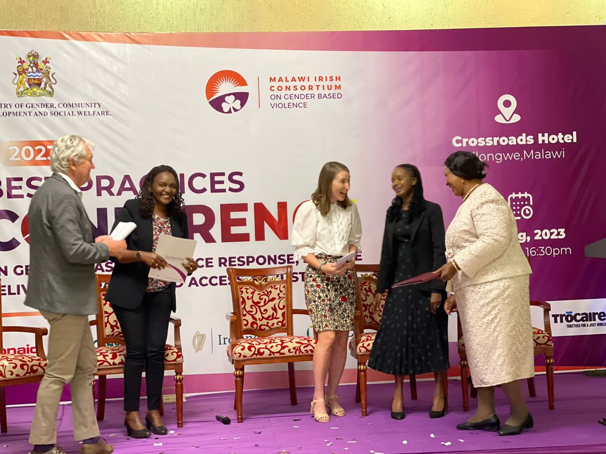 GJU_Malawi's tweet photo. We are thrilled to be attending and presenting at this year's #BestPractices conference!  @DebzBenita and @IMaluza will be sharing learnings from our @RuleOfLawIRL supported legal clinics. 
#GBVservices #LegalEmpowerment #BestPracticesConference2023 https://t.co/DfyiuZgGPR