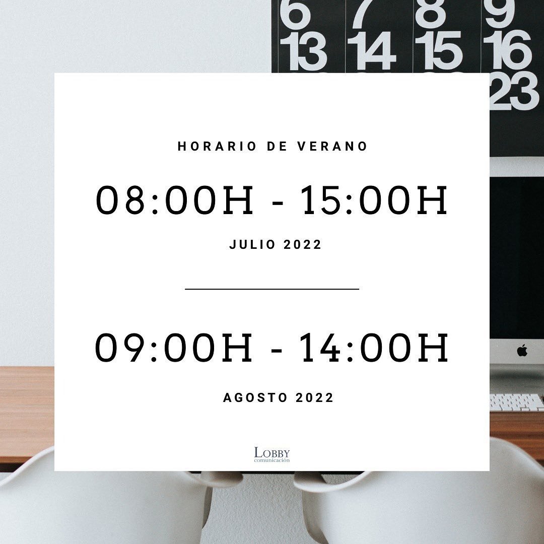 🎉 ¡Bienvenido agosto! 🌞 

Durante todo el mes, estaremos disponibles para atenderte ⏰ 𝐝𝐞 9𝐡 𝐚 14𝐡.

¡No dudes en contactarnos para cualquier consulta o asesoría! 

📞 963 94 29 25

📧 Estamos aquí para ayudarte en lo que necesites. 💼👨‍💼 

¡Felices vacaciones!