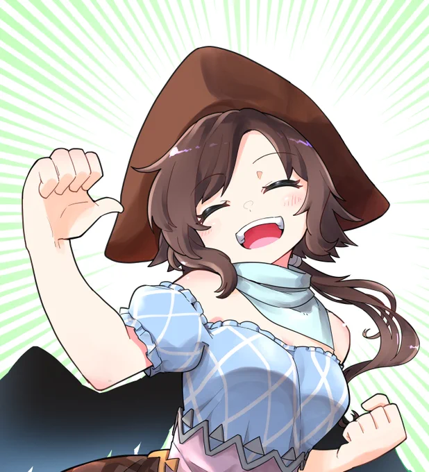 すごい久々にポスター作ろうと思って描いた早鬼ちゃん組長