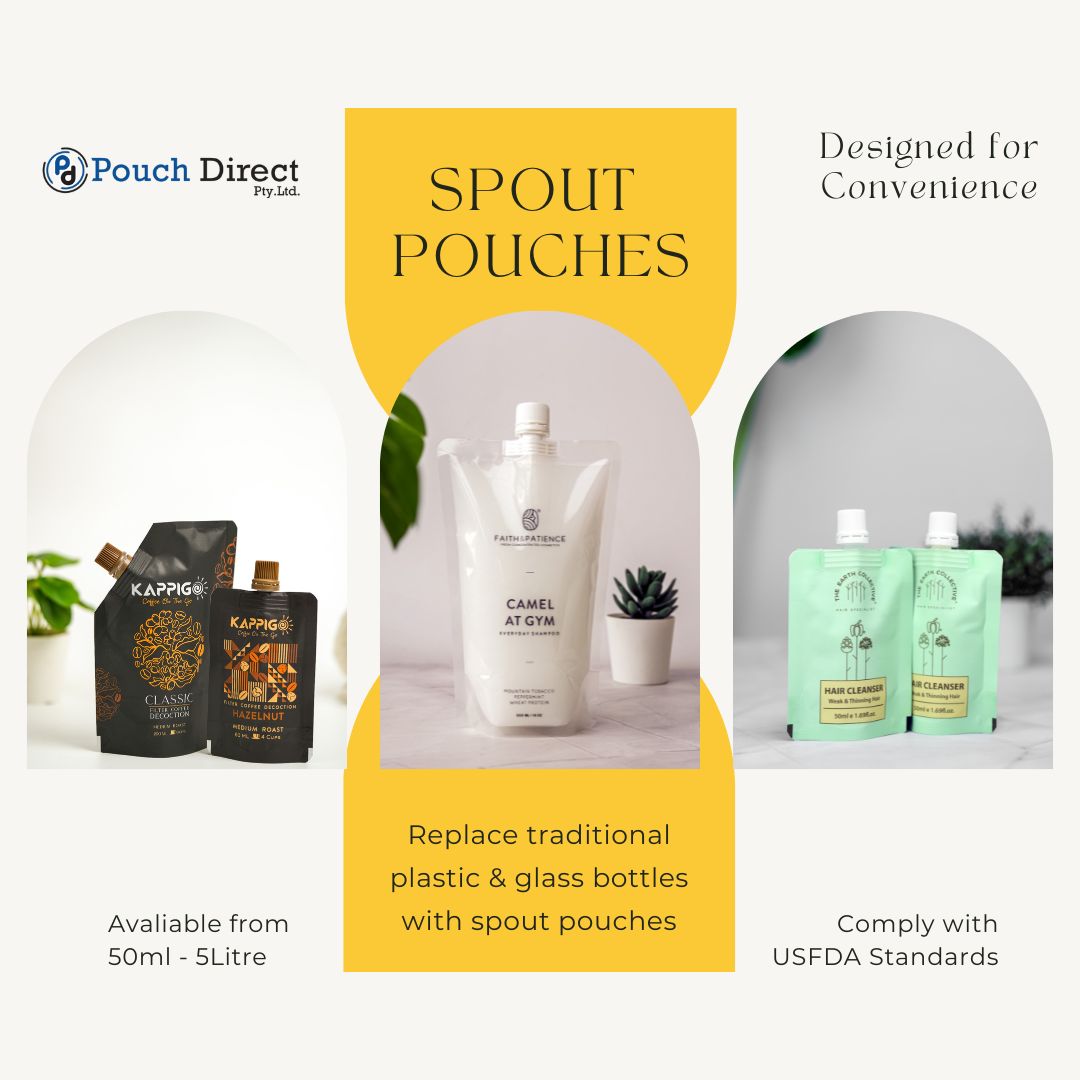 Pouch_Direct's tweet photo. @Pouch_Direct 's spout pouches: Easy pouring for liquids, high-quality materials preserve freshness, and customizable options are available. https://t.co/yr6jiJXjWB