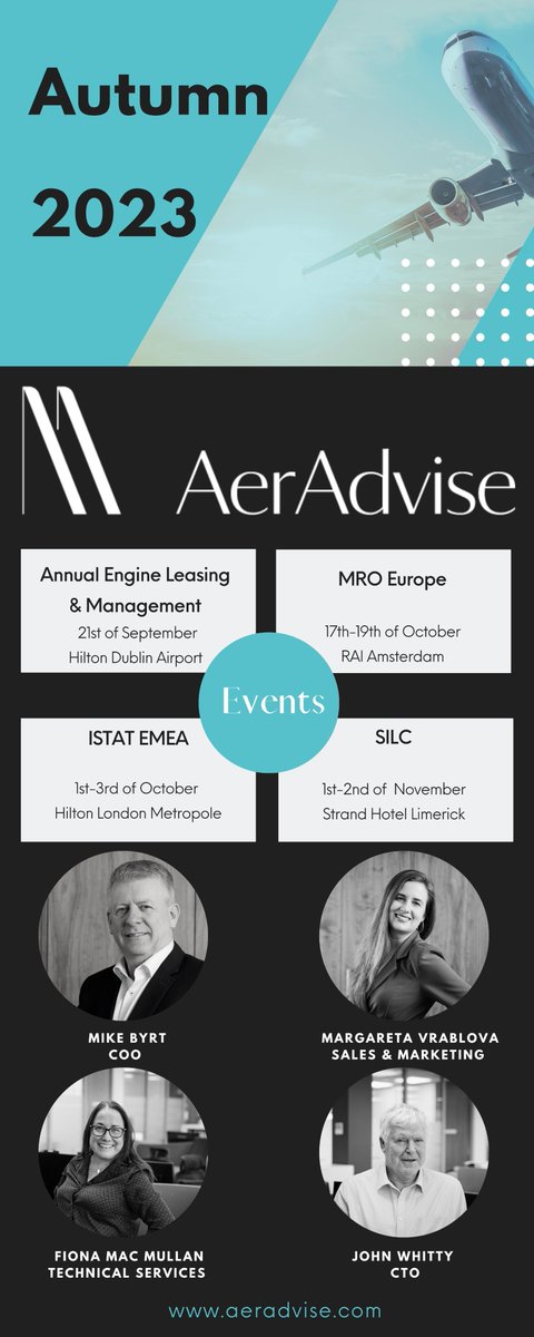 aeradvise's tweet photo. As the summer is in full speed we are preparing for a great autumn filled with exciting events. Where shall we meet in Dublin, London, Amsterdam or Shannon?

#aviation #aviationindustry #autumn #mroeurope #istat #silc https://t.co/yproosKzeW