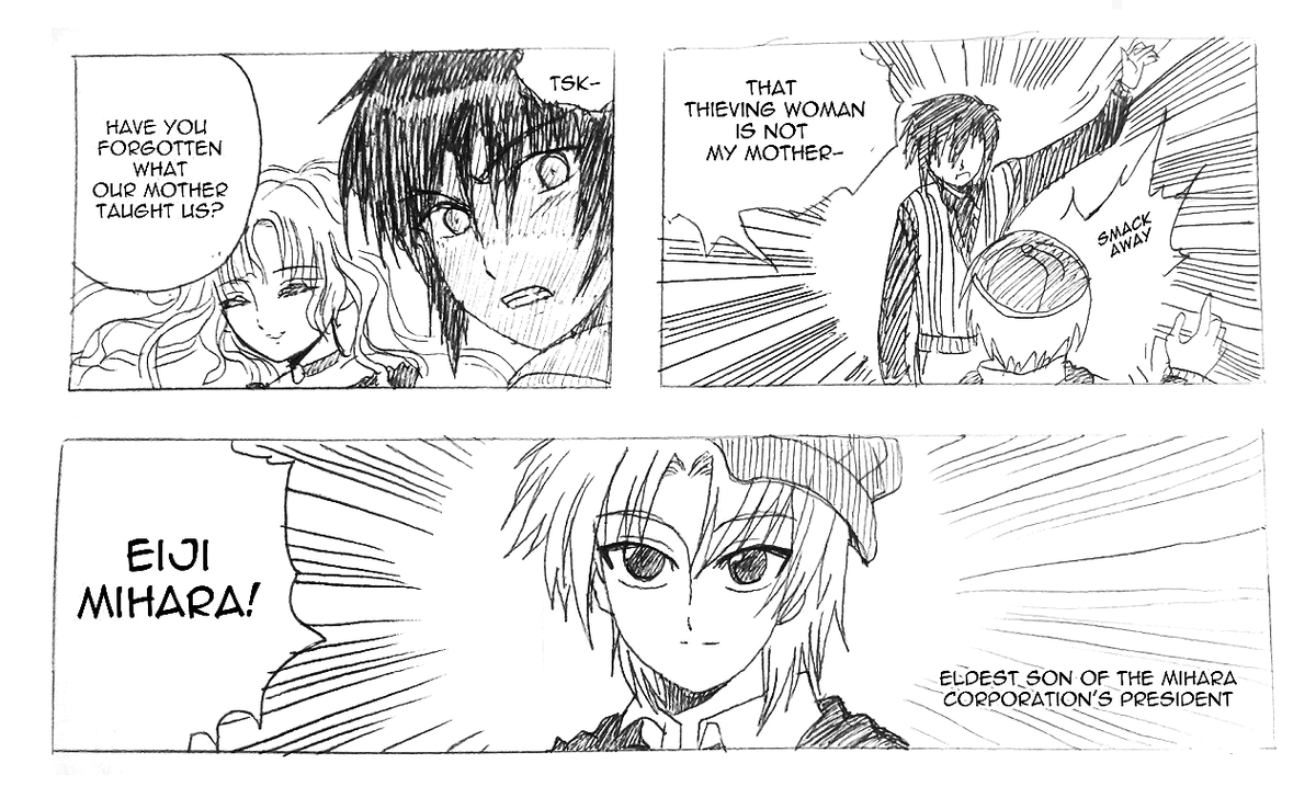 My comics back in the early 2000s was so unnecessarily dramatic haha 
It's title is 'Paradise Island' but it's more like hell because of all the angst and suspense 😂

(Here's some panels translated from original filipino to english) 