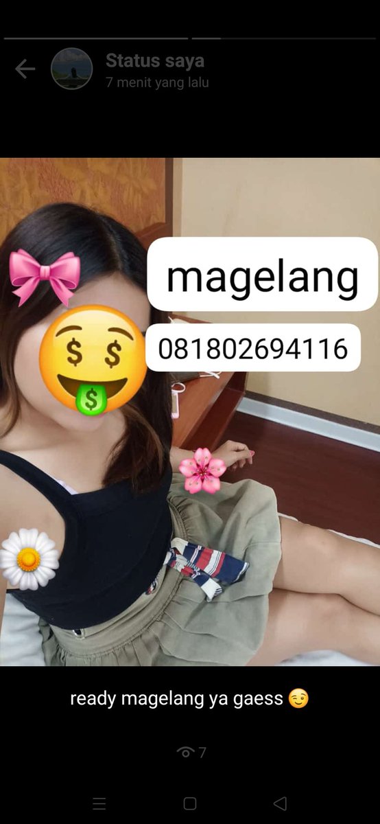 puput747's tweet photo. ready magelang yaa .fast respon wa 081802694116.
#bomagelang
#magelangbo
#bispakmagelang
#bisyarmagelang
#availmagelang
#expomagelang
#readybomagelang
#includemagelang
#RealBO 
#RECOMMENDED4BO 
#RealAngel 
#OpenBO 
#Recomended4BO 
#readybo https://t.co/iDXo482Nvo