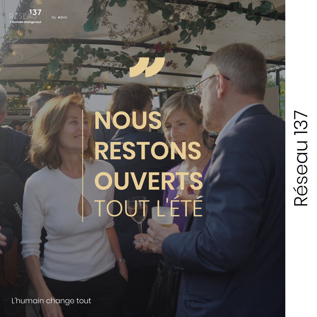Reseau137's tweet photo. Nous sommes ouverts tout l’été !
Toute l’équipe reste mobilisée pour vous aider à préparer la rentrée !
Besoin d’un Manager de Transition ? Contactez-nous
contact@reseau137.com - 01 71 25 51 37

Bonnes vacances et bel été !
L’équipe Réseau 137 https://t.co/N4fhsFLVAZ
