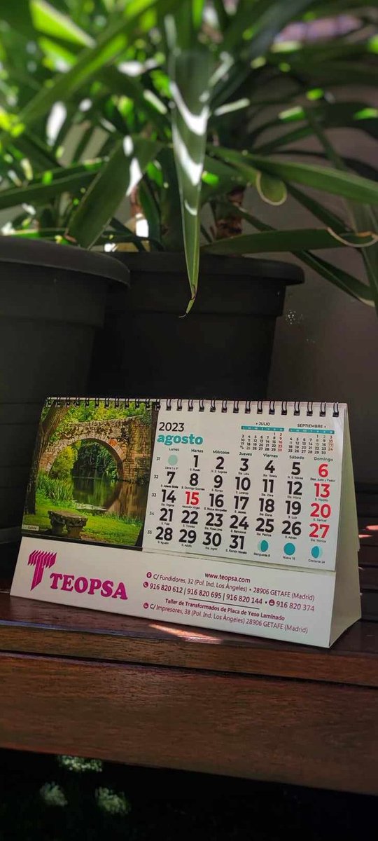 Feliz agosto!!
#calendarioteopsa