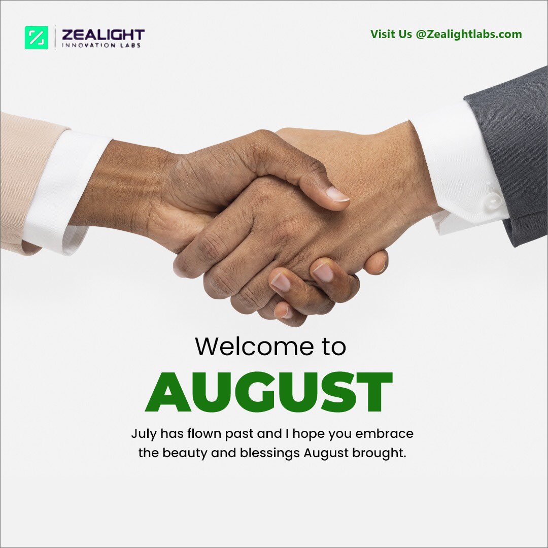 May August be filled with abundant blessings 
Happy new month 
#zealigtlabs #explore #exploremore