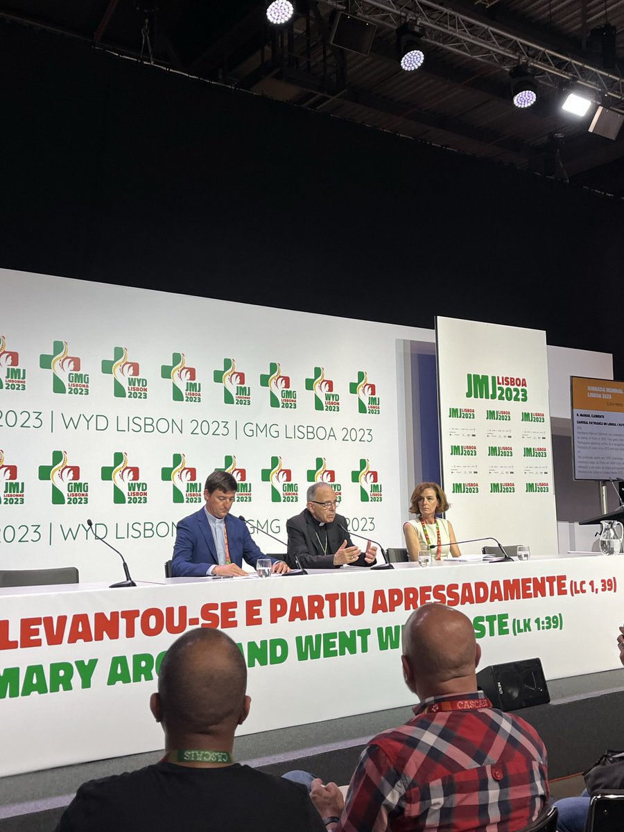 RubenAirini's tweet photo. #WYD | yesterday the cardinal patriarch of lisbon, Clemente, also spoke of how the portuguese church is working to solve the problem of abuse.
#JMJLisboa2023 #abuse #church #portugal https://t.co/0Tkxo8GP5N