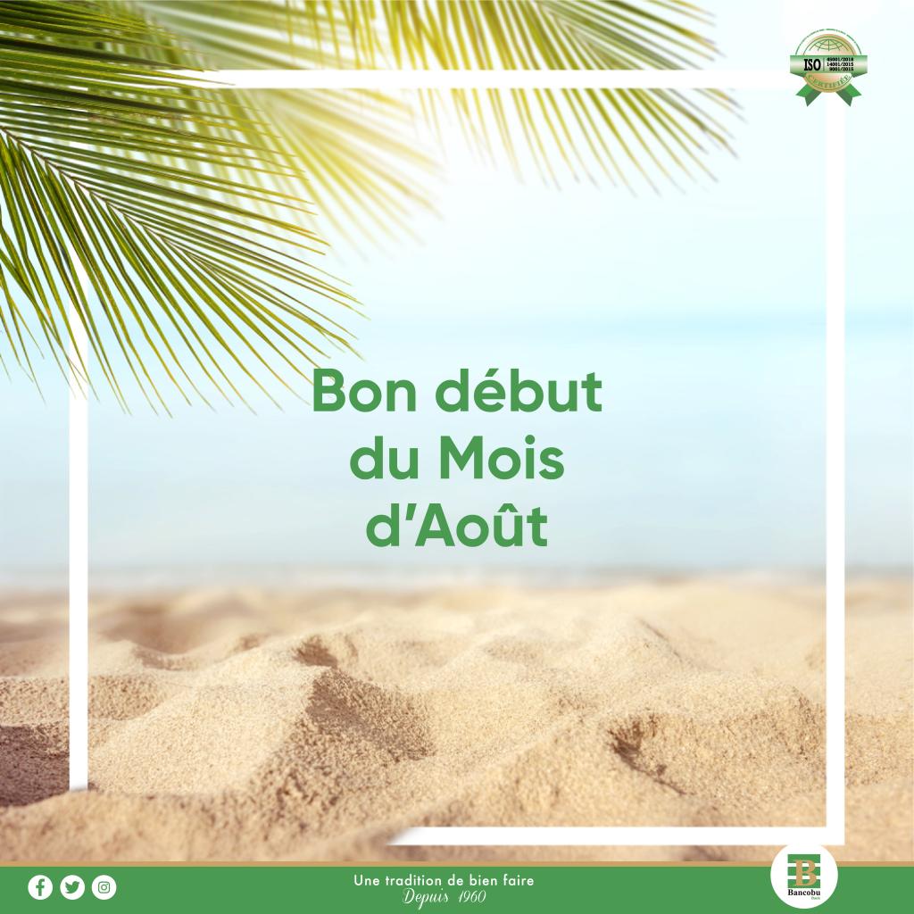 IngoMagazine's tweet image. La @bancobu vous souhaite un bon début du mois d’Août

#Bancobu #Banquedigitale #UneTraditiondeBienFaire #mobilebanking #Burundi #Bankleader