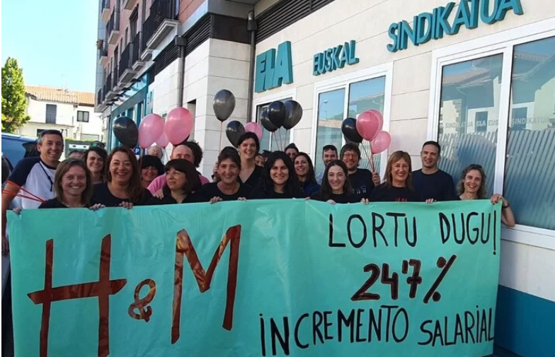 La plantilla de H&amp;M de La Morea logra un incremento salarial del 24,7% tras 200 días de huelga

naiz.eus/es/info/notici…