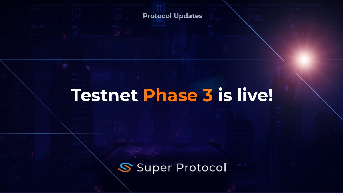 👋 Hey Super Community! Finally, Testnet 3 is here! Introducing support for dynamic web applications, integration with decentralized databases, improved tunnels, and more! To showcase the capabilities of decentralized #confidentialcomputing we have created our own #Web3…