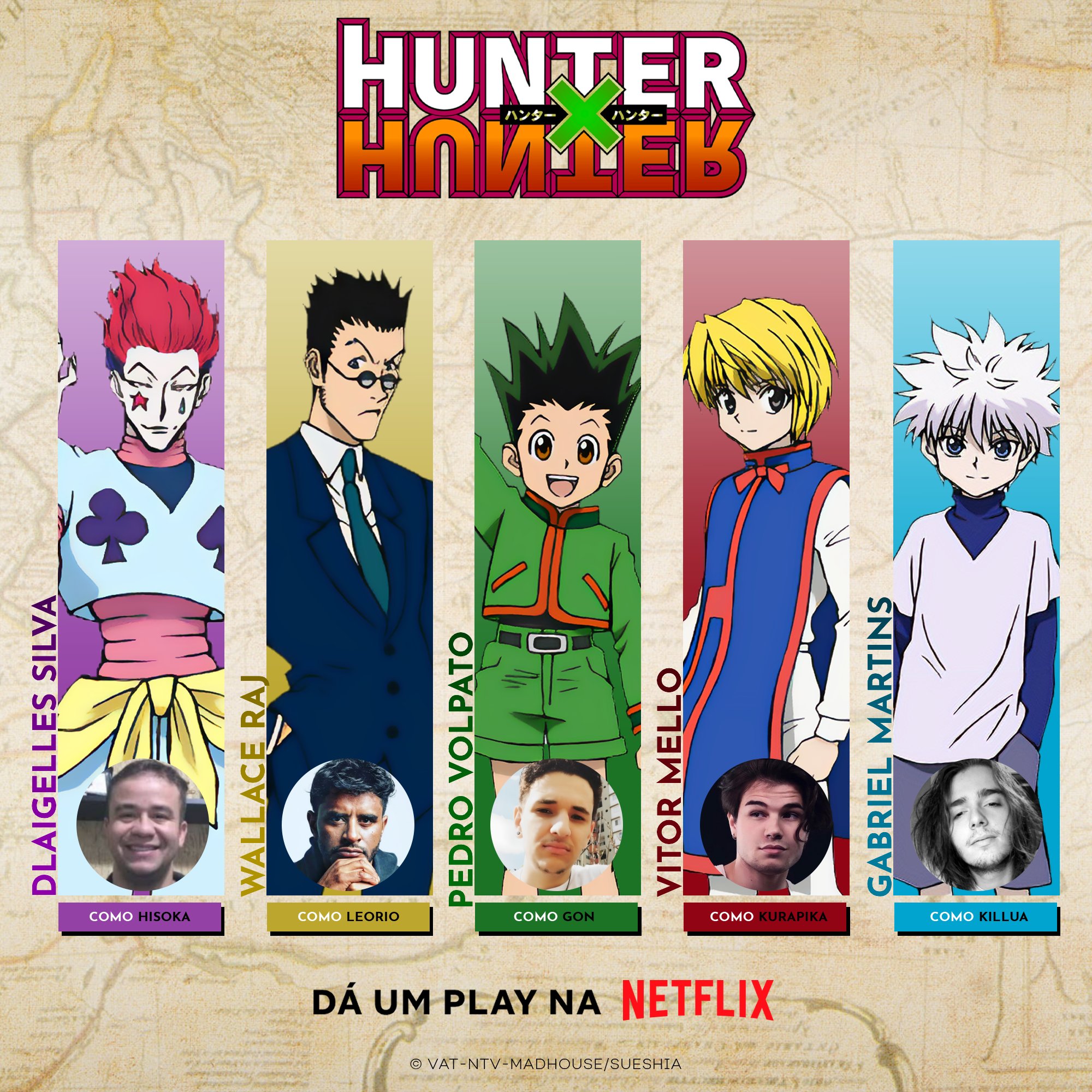 OFICIAL! Hunter X Hunter 2011 Está Sendo Dublado 