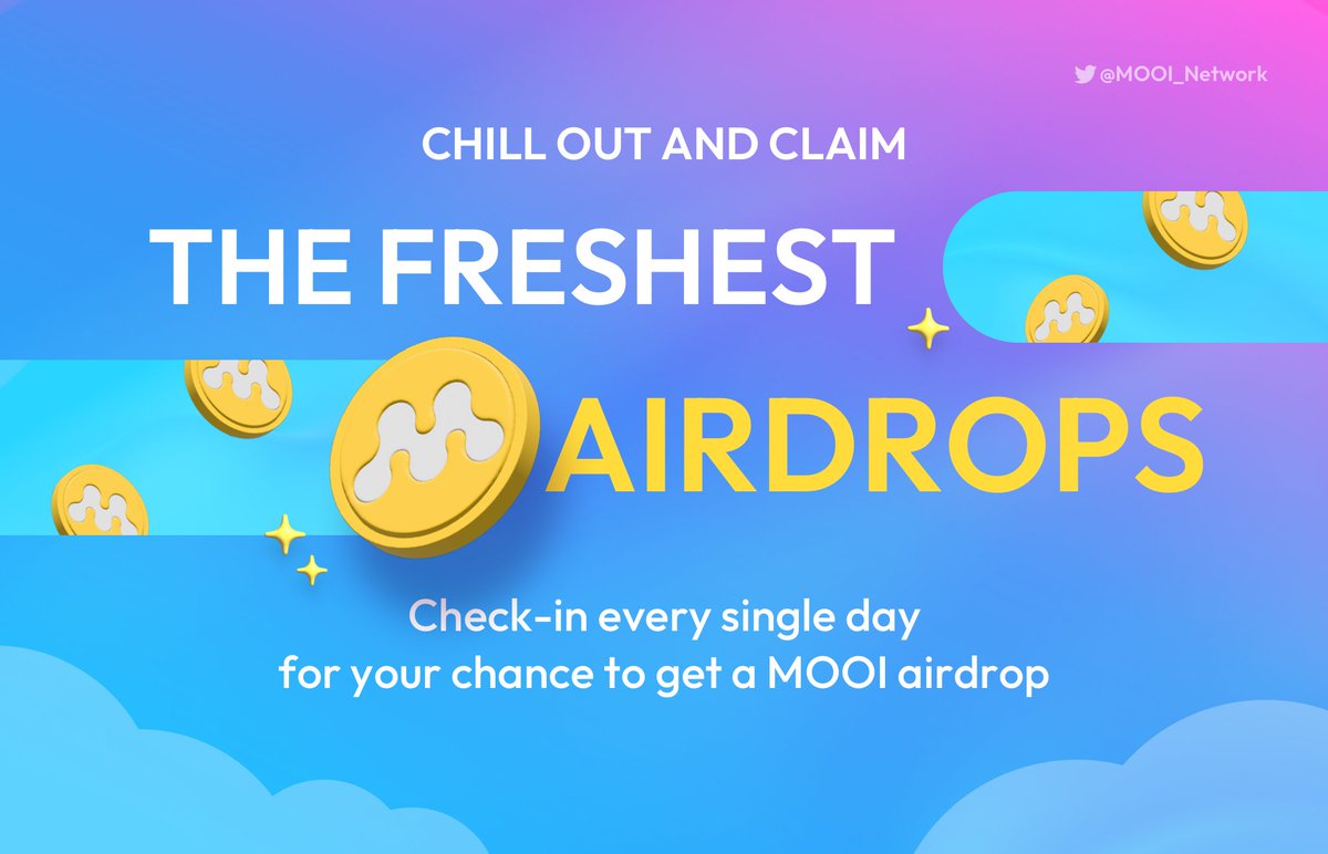 mooi_network's tweet photo. 📣AUGUST Airdrop is now ON💦
 
🍀Login in every day on the MOOI Wallet
 
✅Highlight the summer with your chance to collect more $MOOI

📲DOWNLOAD today to get more rewards this month!

 🍎https://t.co/u8uwesGVXA
🤖https://t.co/W0ZjqyMqfR https://t.co/WNJsXCCfky