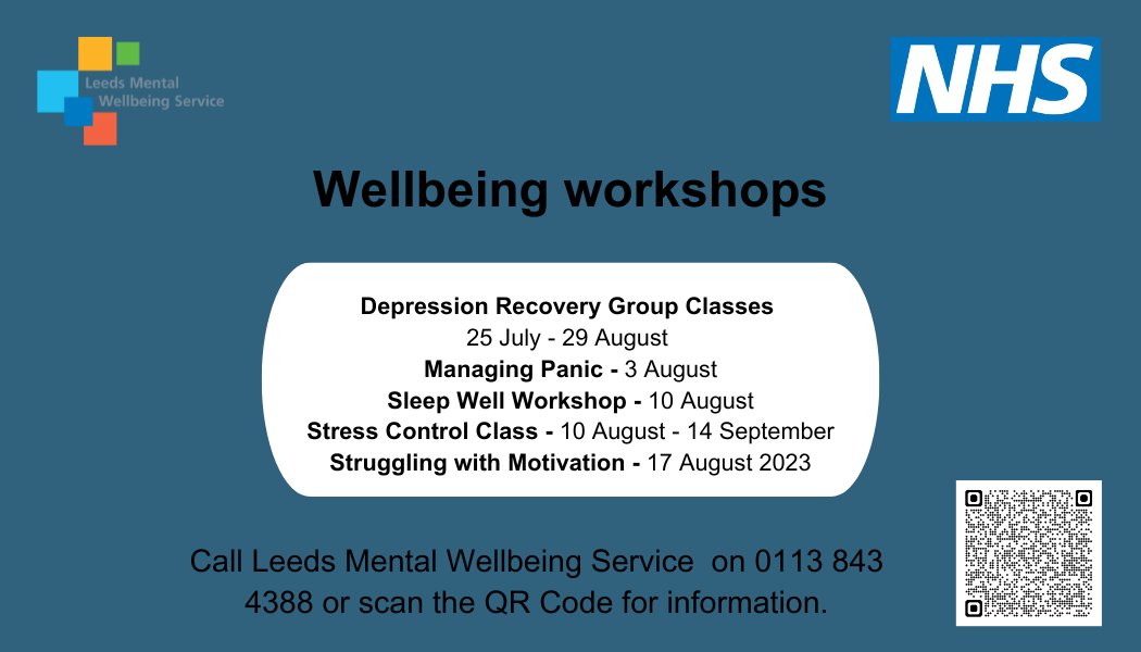 Leeds Mental Wellbeing Service (LMWS) tweet media
