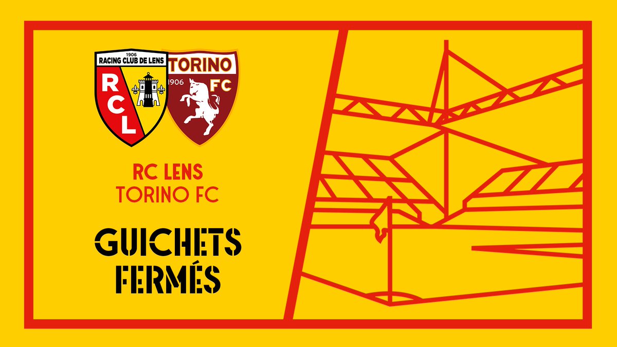 RCLens's tweet photo. C’est reparti pour un 𝑻𝒐𝒖𝒓ino ❤️💛
La rencontre de préparation face au @TorinoFC_1906, pour les retrouvailles avec le stade Bollaert-Delelis, se jouera à guichets fermés ! 🏟️
#FierDEtreLensois #RCLTorino https://t.co/qbqrPBvWSn