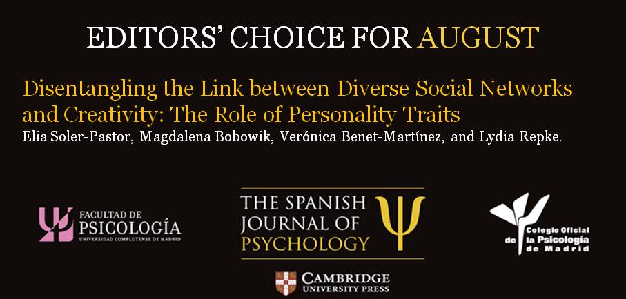 Spanish_PsyJour's tweet photo. 🌟 Editors' choice for August 2023.

Under what circumstances did #NetworkDiversity predict higher levels of #Creativity in #Migrant individuals? 
@MagdaBobowik @mosaicultural @LydRep @PolitiquesUPF @psikoehu @gesis_org @FundlaCaixa @EU_Commission @_minecogob @AgEInves... https://t.co/eJRHbgtahK
