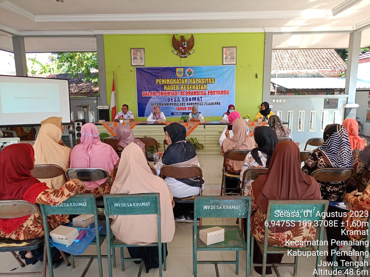 DesakramatP's tweet photo. Peningkatan Kapasitas Kader Kesehatan Dalam Orientasi Berbanding Posyandu Desa Kramat Kec./Kab. Pemalang. https://t.co/N3HWnDEHxg