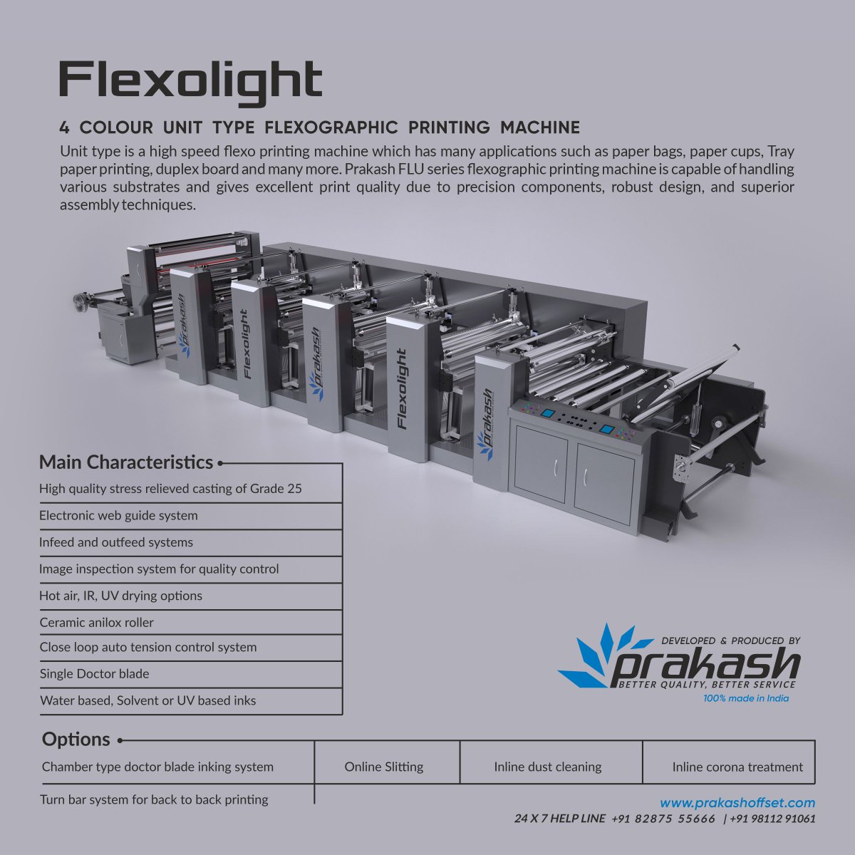 prakashmachine's tweet image. The Cutting-Edge Flexographic Printing Machine👈

🌟🖨️𝟰 𝗖𝗼𝗹𝗼𝘂𝗿 𝗨𝗻𝗶𝘁 𝗧𝘆𝗽𝗲 𝗙𝗹𝗲𝘅𝗼𝗴𝗿𝗮𝗽𝗵𝗶𝗰 𝗣𝗿𝗶𝗻𝘁𝗶𝗻𝗴 𝗠𝗮𝗰𝗵𝗶𝗻𝗲🌟🖨️

For more  visit here
🌐 𝗪𝗲𝗯𝘀𝗶𝘁𝗲: bit.ly/3ABKYcb
.
#Flexomachine #PrintingTechnology #FlexoMachine #CuttingEdge