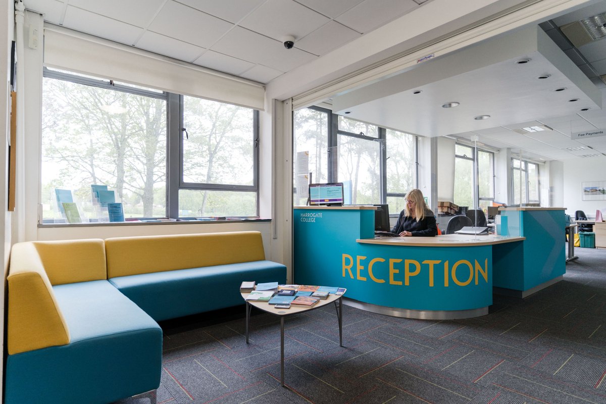 Thinking of applying and want some help? We’ve got you! 👍 

We have an online live chat where you can speak to one of our team about any queries or concerns, to help you experience more. 

Head to our website to get in touch 👉 harrogate-college.ac.uk