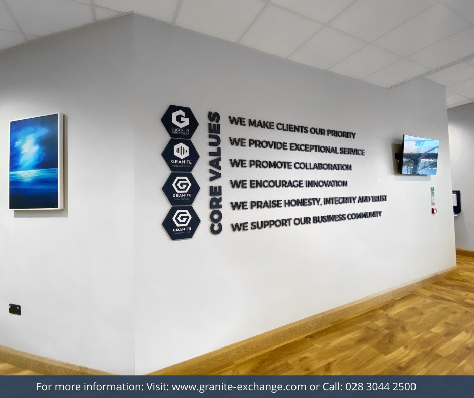 ⭐OUR CORE VALUES ⭐

For more information:
Call: 028 3044 2500 
Email: enquiries@granite-exchange.com