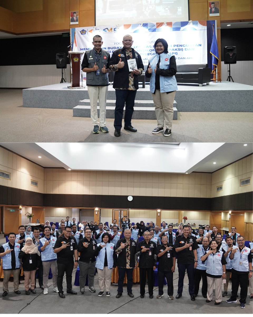 bckalbagtim's tweet photo. Jakarta (27/07)- Kakanwil BC Kalbagtim-Kusuma Santi Wahyuningsih selalu Koordinator forum Penyuluh Antikorupsi (PAKSI) dan Ahli Pembangun Integritas (API) Kemenkeu memimpin acara FGD Membangun Budaya Integritas melalui Penguatan Kompetensi PAKSIAPI di Pusdiklat Pajak Jakarta. https://t.co/CSV8S2T5dn