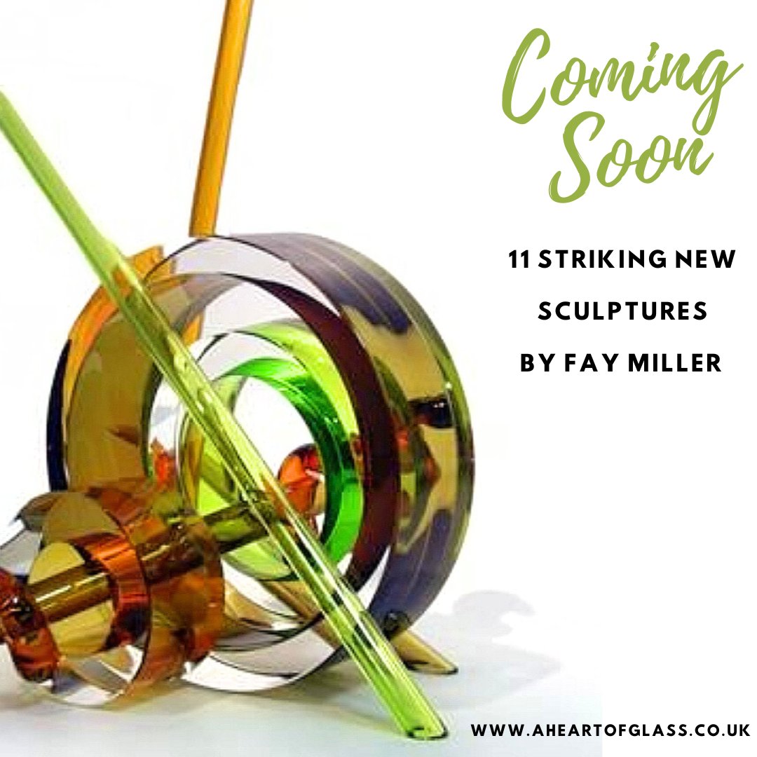 aheartofglassuk's tweet photo. COMING SOON
11 amazing new #glass sculptures by #FayMillerglass https://t.co/9EWFElwmhL
#artglass #glassware #handmadeglass
#decorativeglass #artforeveryone #affordableart #colouredglass #artgallery
#originalart #designerglass #glassart #homedecor #interiordesign #glasssculpture https://t.co/mtg1xxtGhn