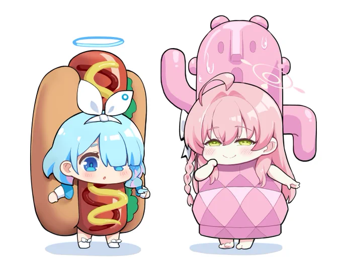 Hot dog and Hot... #ブルアカ #BlueArchive
