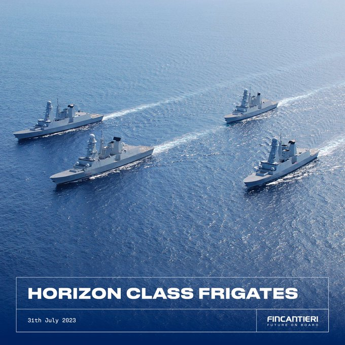 top_force's tweet photo. Contrat pour la rénovation des #FDA frégates Horizon françaises & italiennes signé pour 1,5 milliard € à #Naviris, co-entreprise commune au français @navalgroup & à l’italien @Fincantieri, & au consortium @by_eurosam, formé par @thalesgroup & @MBDAGroup https://t.co/YBvnvuVVux https://t.co/JeTlfpt7XV