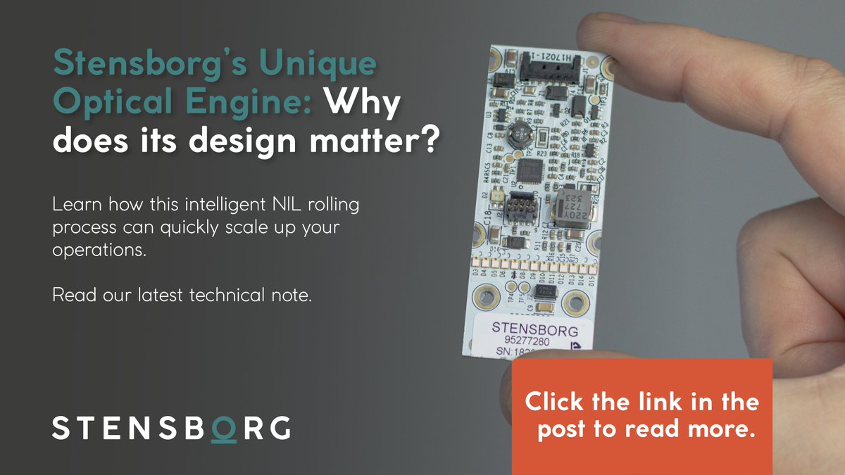 Stensborg's tweet image. Scale up your #UVNIL with our #OpticalEngine!

The design allows faster #Nanopatterning without affecting quality, making it suitable for various #OpticalDevice manufacturing.

Present in the #DesktopR2PNanoImprinter and larger machines; read more here &amp;gt; bit.ly/43qMl8I.