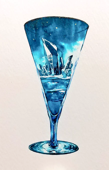 南極のグラス