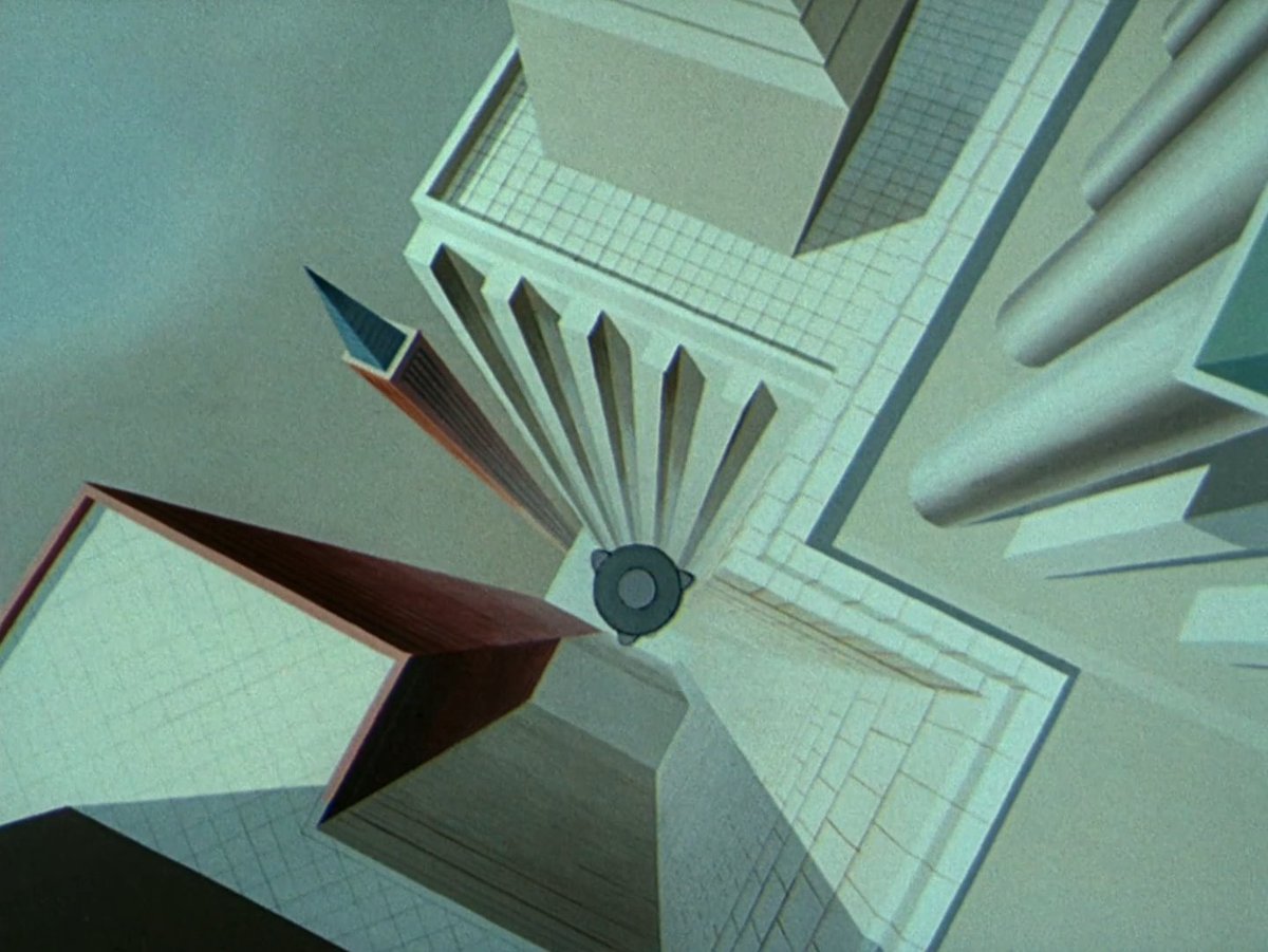 whatisalt236's tweet photo. J'ai récemment revu le Roi et l'Oiseau que j'ai du voir UNE fois il y a 37 ans... 

Je crois avoir trouvé d'où proviennent mes obsessions inexplicables pour les architectures impossible et les châteaux-labyrinthes vertigineux. 

(Décors peints de Paul Grimault) https://t.co/klCeCZFp0s