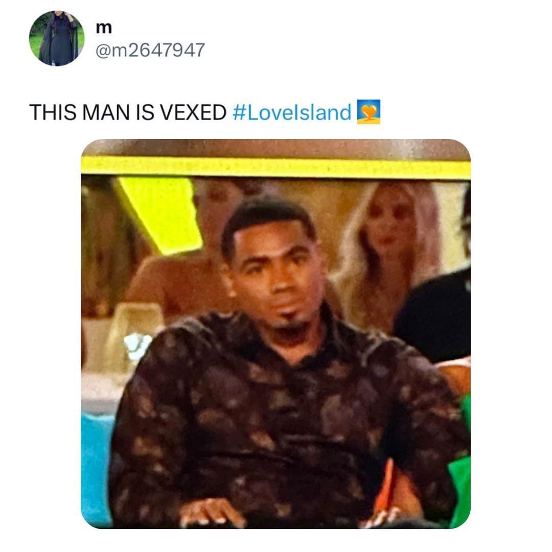 Stephan51469578's tweet photo. Vexed because he wasn’t crowed the winner of love island 2023 😂 #loveIsland  #loveislandaftersun  #sorrynotsorry https://t.co/fM47Wldggc