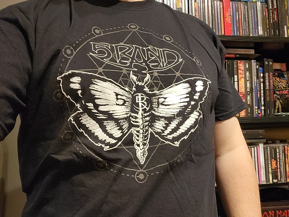DavidGTato's tweet photo. #Metalshirt #5Rand #ButterflyNoir https://t.co/IDjfaQewtY