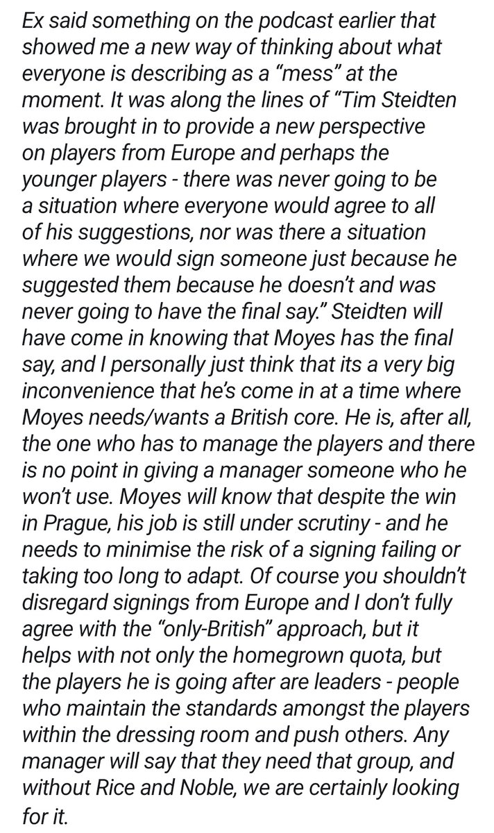 I think this is the best argument I've seen on the issues at West Ham currently from The WestHamWay (not leaking any breaking news, just an opinion piece).
Spells it out well.
In the end, my hope and belief is that a compromise will be reached between the two.