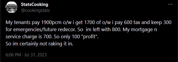 tell me you don't understand economics without telling me you don't understand economics.

moron parasite thinks that the money their tenants are paying into their mortgage isn't profit