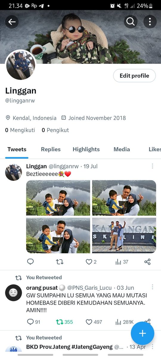lingganrw's tweet photo. Akhirnyaaaa Akunnkuuuuu kembali lagiiii walaupun following followers 0. Ges aku ceroboh ketika ada notif email login di makasar tidak kupedulikan. Btw gojekku juga dihack. Kebetulan twitter dan gojek pakai email yg sama. Alhamdulillah akun lain amannn.. https://t.co/jixwUlQTy7