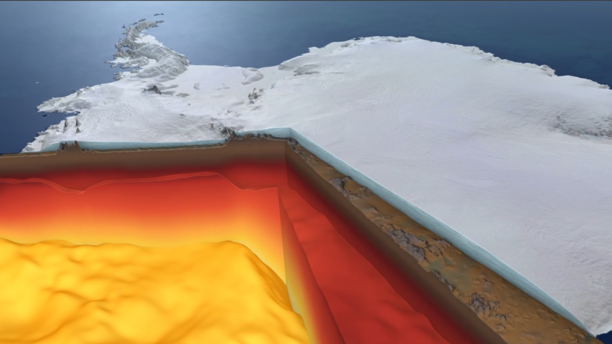 One consequence of this squishy interior is what we call post-glacial rebound. This process is still occurring today in places such as Canada, Scandinavia, and Greenland.
Data from <a href="/esa/">European Space Agency</a>'s GOCE mission has shown Antarctica is rising faster than anywhere else in the world!