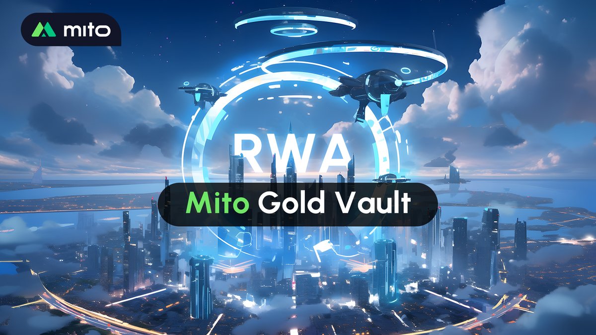 MitoFinance's tweet photo. The first ever Real World Asset (RWA) vault is now live on Mito 🚀
Earn passive yield on gold, stake to boost rewards and more!
#PoweredByInjective https://t.co/J6MGTQiqtN