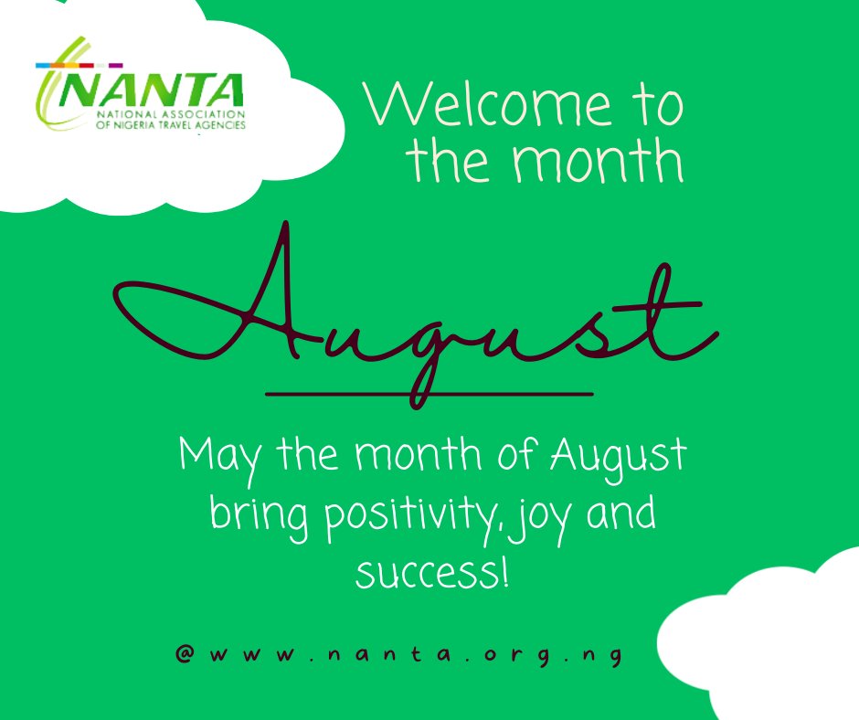 Welcome to the Month of August , Happy New Month!!  #august #august1st #august2023 #happyaugust #happynewmonth #newmonth #newmonthvibes #seasonofjoy #nanta #travel #nigeria #nigeriatotheworld #africa