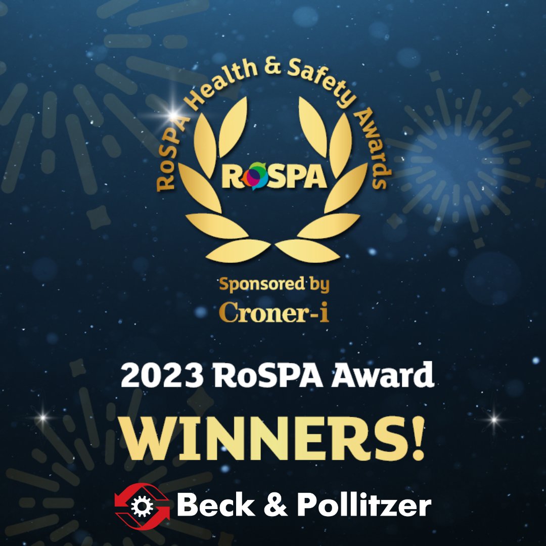 Beck_Pollitzer's tweet image. We are extremely proud to announce that Beck &amp;amp; Pollitzer has won the RoSPA Gold Award for Health and Safety 2023 for the seventh year in a row. RoSPA is a leading voice in health and safety that campaigns to reduce avoidable accidents.

#weareBeckandPollitzer #rospawinner2023