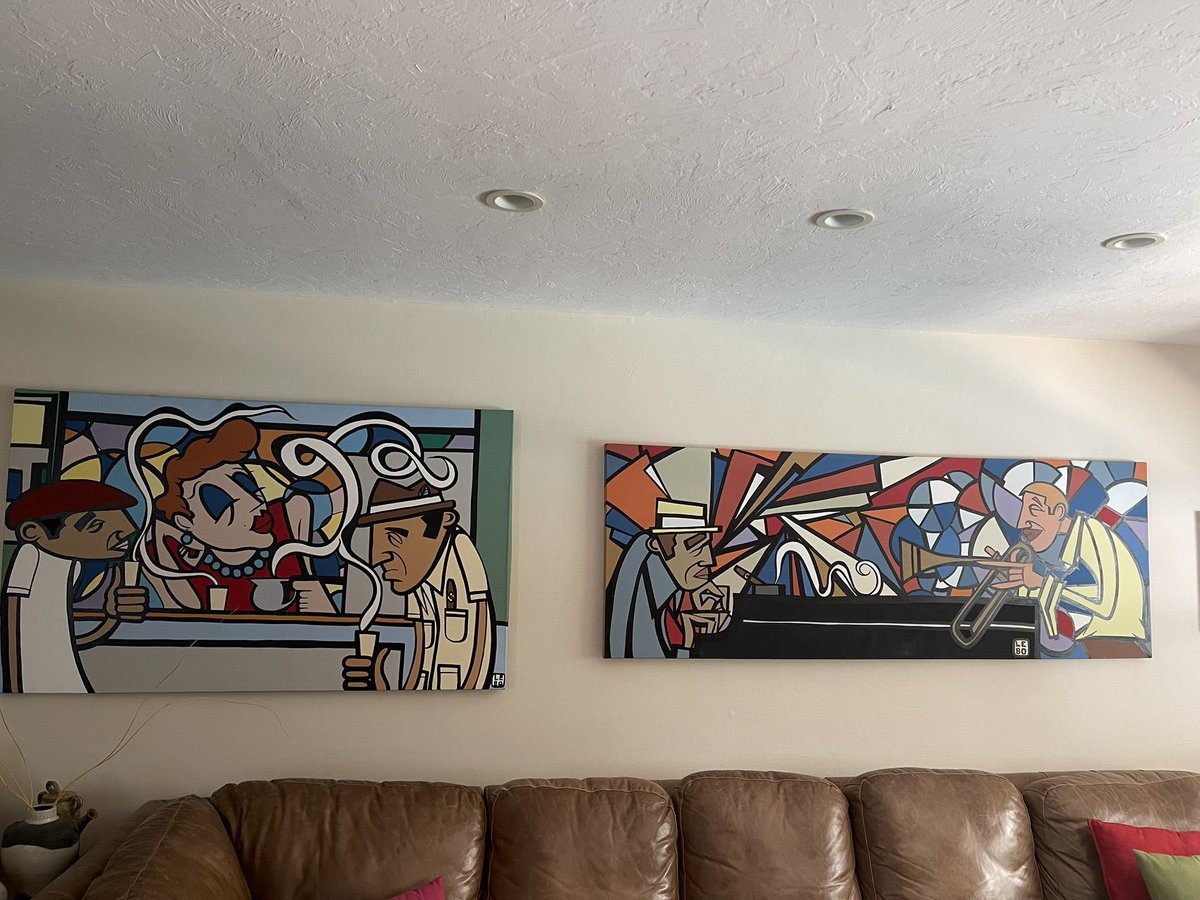 AnaVeciana's tweet photo. I counted David LeBatard as a friend &amp; artistic genius. I met him through his brother Dan when #Lebo was starting college. We own several of his pieces - some he gifted to us. Cuz he was that kind of guy. RIP you gentle soul. May your family find peace. @LeBatardShow https://t.co/koY9eGdFnh