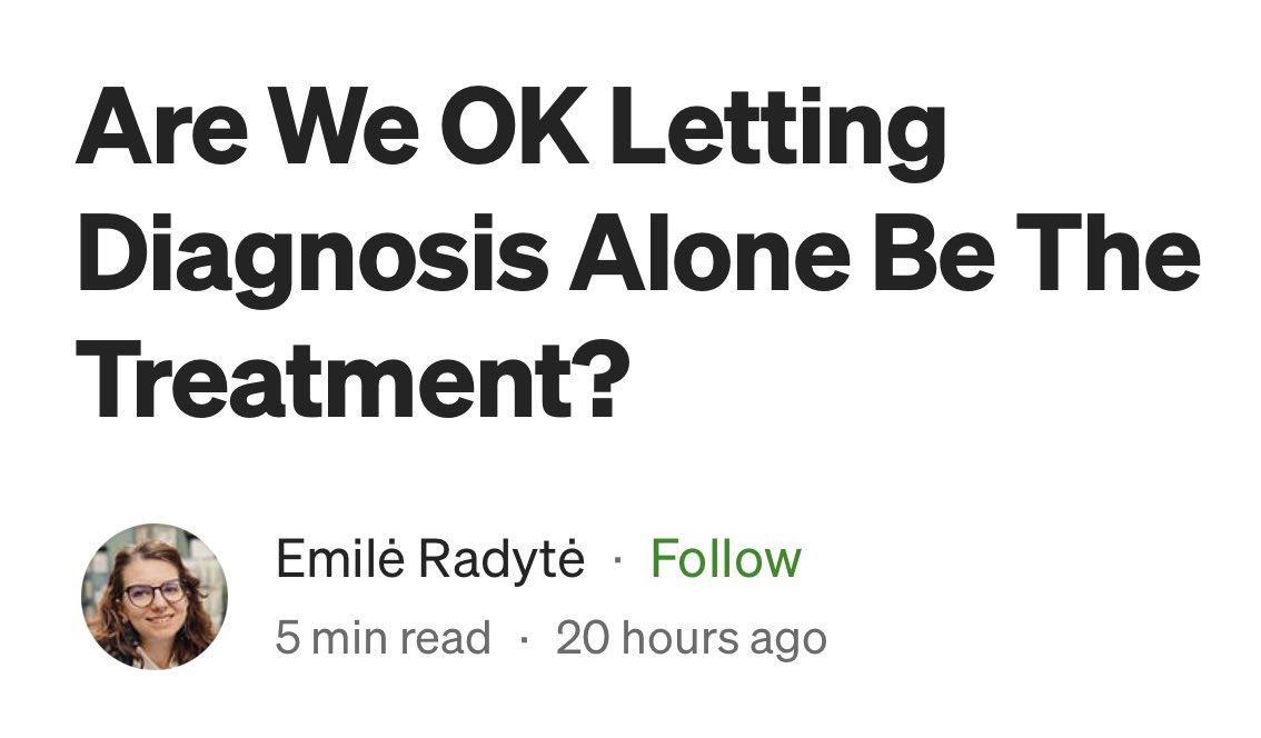 anakisovar's tweet photo. From under-diagnosing to over-diagnosing without a thorough plan is far from ideal, to say the least. But of course, staying still is no better.

Thanks @radytee! Let‘s all think about how to go from here 💡

Link in the comment ⬇️

#paingap #gendergap #endometriosis https://t.co/hLB0Er8eaD