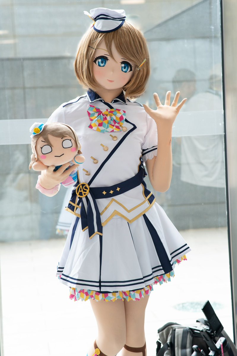 曜曜切克鬧

#kigurumi #aqours #渡辺曜 
#着ぐるみ #コスプレ
