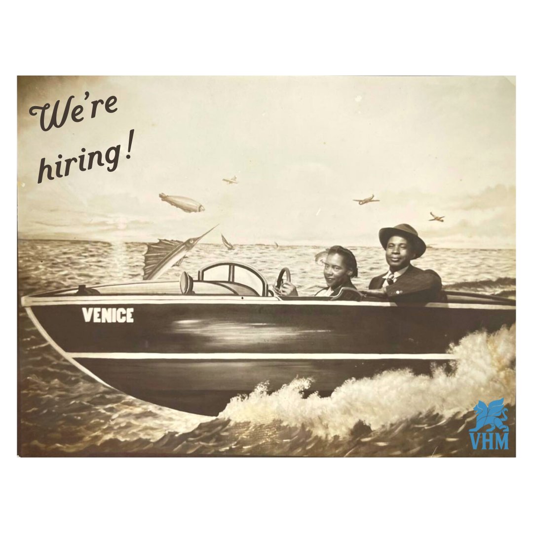 The VHM team is growing! If you love what we do here, and are passionate about creative storytelling & design, check out our opening for a contract Social Media Coordinator: 👉 veniceheritagemuseum.org/join-our-team Applications are due Fri, Aug 18!