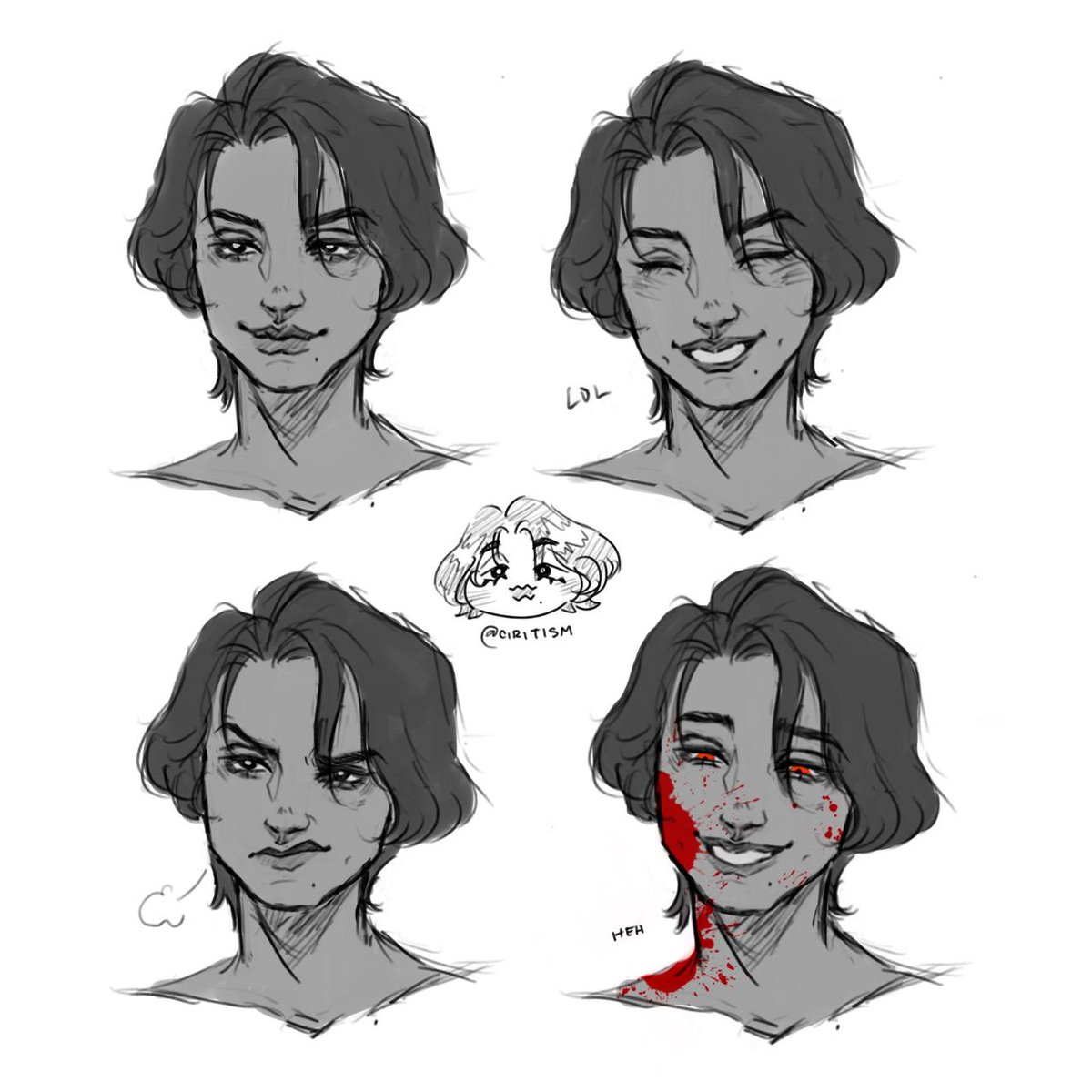 ciritismoved's tweet photo. I'm drawing my spidersona's feature and uhm mami???

TW // (blood) https://t.co/7uT2SnxlND