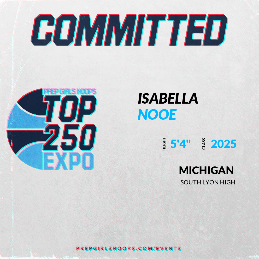 Prep Girls Hoops Michigan (@pghmichigan) on Twitter photo Welcome Class of 2025 Isabella Nooe (<a href="/izzy_nooe/">Izzy Nooe</a>) of South Lyon High HS to the <a href="/PGHMichigan/">Prep Girls Hoops Michigan</a> Michigan Top 250 Expo @ MSA Fieldhouse. 
π₯π #PGHTop250ExpoMI ππ₯
Register NOW! π  
prepgirlshoops.com/top-250-expos/ Welcome Class of 2025 Isabella Nooe (<a href="/izzy_nooe/">Izzy Nooe</a>) of South Lyon High HS to the <a href="/PGHMichigan/">Prep Girls Hoops Michigan</a> Michigan Top 250 Expo @ MSA Fieldhouse. 
π₯π #PGHTop250ExpoMI ππ₯
Register NOW! π  
prepgirlshoops.com/top-250-expos/
