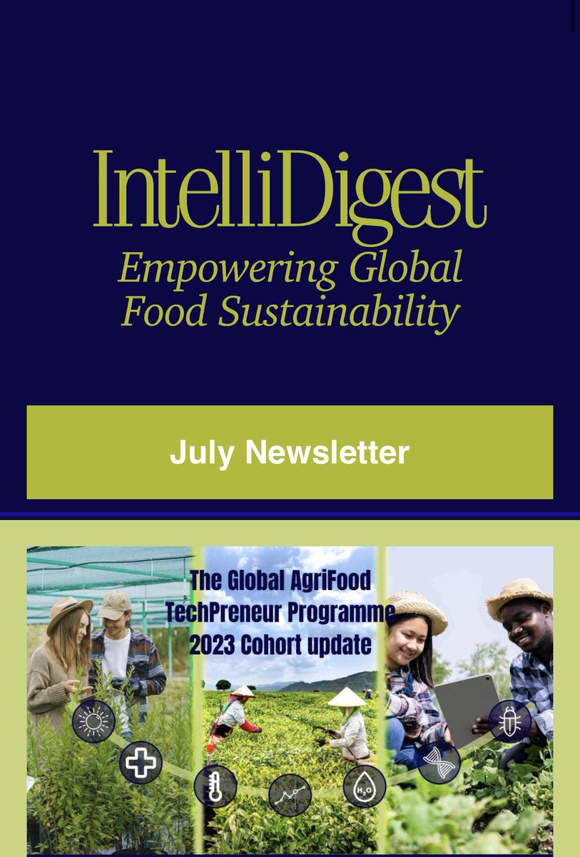IntelliDigest's tweet image. Greetings 

Hope you are doing well,

📰 Ignite your curiosity with july newsletter! 🚀

Join the Intellidigest community now and secure your front-row seat to the latest news and groundbreaking discoveries! 

mailchi.mp/e893de240965/i…

🌱🌎 #Newsletter  #JoinTheCommunity
