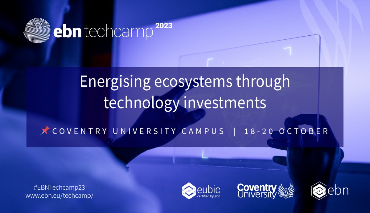 EBN -European Business & Innovation Centre Network (@eubic) on Twitter photo 📢 Join #EBNTechcamp23 co-organised with #EUBIC <a href="/CovUni_Business/">Coventry University Business</a> on 18th-20th October 2023!
Experience cutting-edge simulation tech, network with experts & create new business opportunities.
Register now👉ebn.eu/techcamp/
#DigitalEU #VirtualWorldsEU <a href="/covcampus/">Coventry University</a> 📢 Join #EBNTechcamp23 co-organised with #EUBIC <a href="/CovUni_Business/">Coventry University Business</a> on 18th-20th October 2023!
Experience cutting-edge simulation tech, network with experts & create new business opportunities.
Register now👉ebn.eu/techcamp/
#DigitalEU #VirtualWorldsEU <a href="/covcampus/">Coventry University</a>