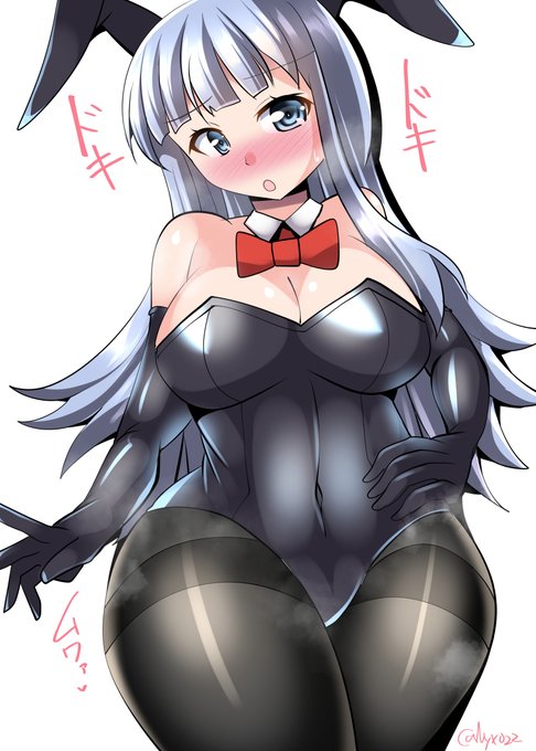 黒タイツおっぱいバニー初風チャン(ˇωˇ)連続1244日目    #艦これ版真剣お絵描き60分一本勝負_20230801 #艦これ版深夜の真剣お絵描き60分一本勝負 #めび環んどろ #10000日チャレンジ #おっぱいの日 