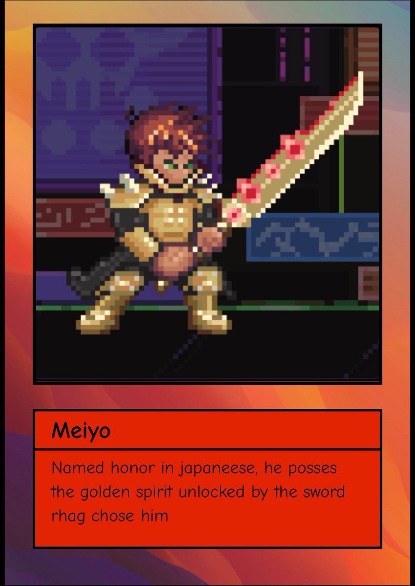 // 𝐇𝐞𝐫𝐨 𝐨𝐟 𝐭𝐡𝐞 𝐒𝐡𝐚𝐝𝐨𝐰 𝐋𝐚𝐧𝐝𝐬 🗡️🌑

Witness the rising of Meiyo from the Shadow Lands! 

Emerging with a gleaming sword in hand, he strives to protect his realm at all costs. 

He and his summoner <a href="/SumairKandhari/">Sumair Kandhari</a> will never relinquish a battle.

Welcome to
