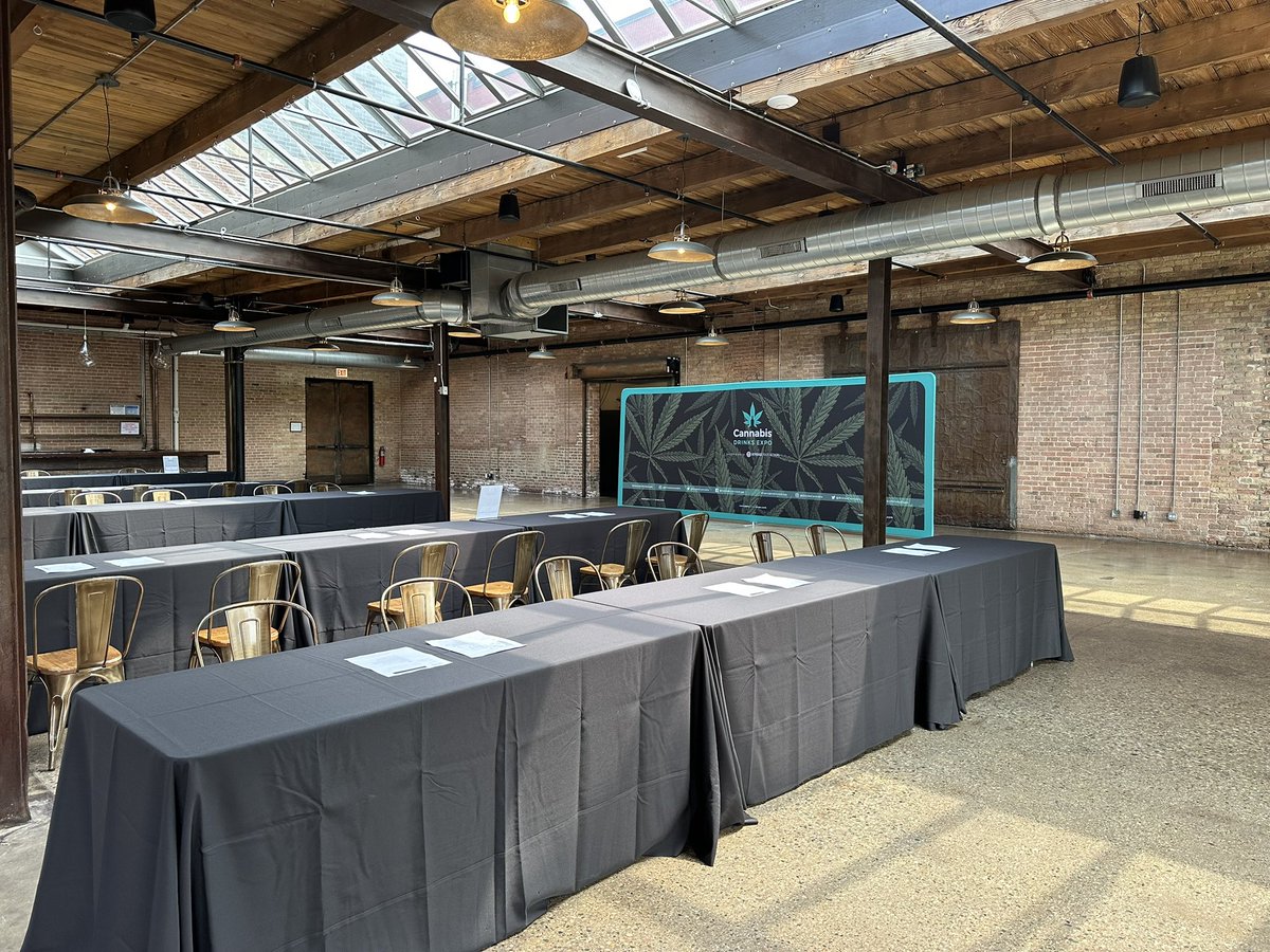 DrinksCannabis's tweet photo. We Are Ready ✨
Chicago, See you in just few hours🥂🙌

Join us at 9AM at 📍 @401morganmfg and let’s have a blast🔥

#cde2023 #cdechicago #illinois #event #usa #cocktail #expofloor #conference #speakers #register https://t.co/ecf0k23Nb2